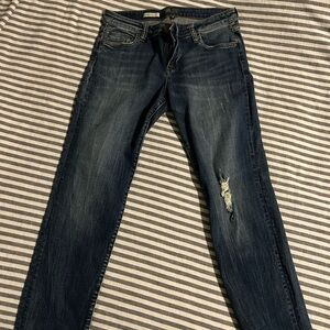 Kut from the Kloth Women's Dark Blue Straight Leg Jeans